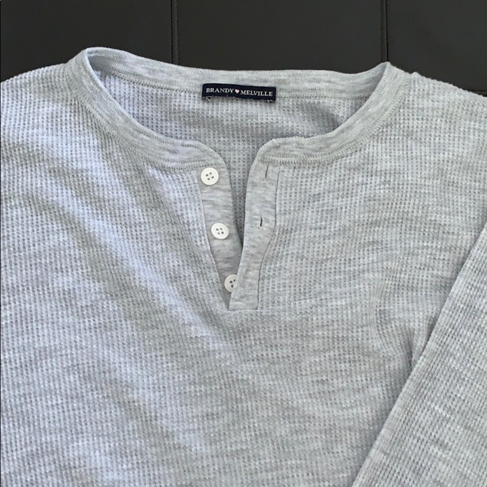 Brandy melville waffle tee